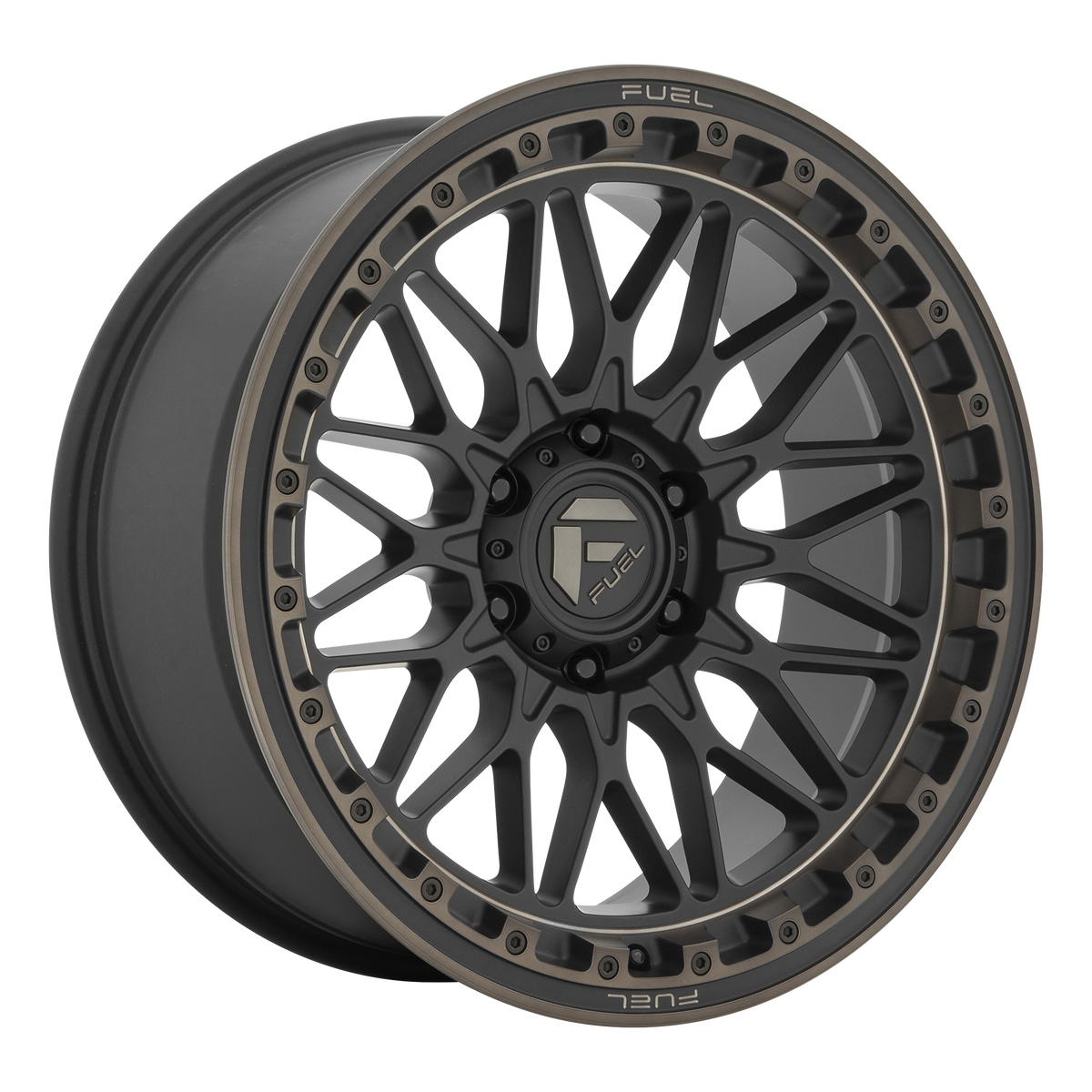 Fuel Off-Road D759 TRIGGER MATTE BLACK DOUBLE DARK TINT wheel