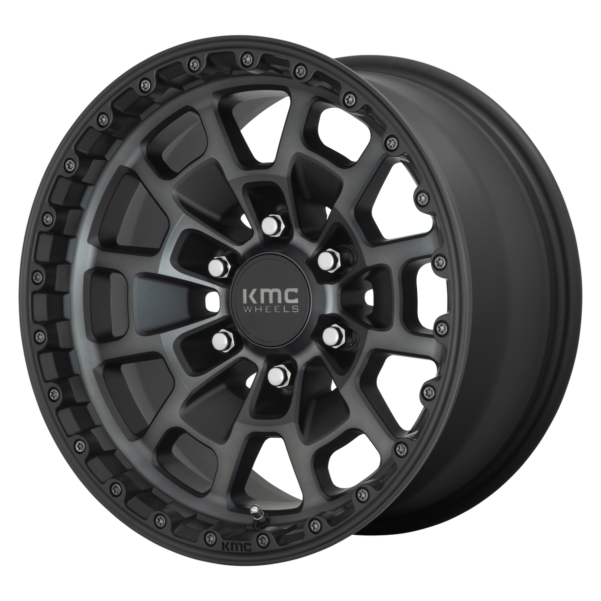 KMC KM718 SUMMIT | SATIN BLACK W/ GRAY TINT wheel