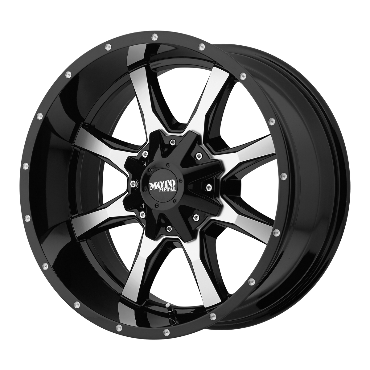 Moto Metal MO970 | GLOSS BLACK MACHINED wheel