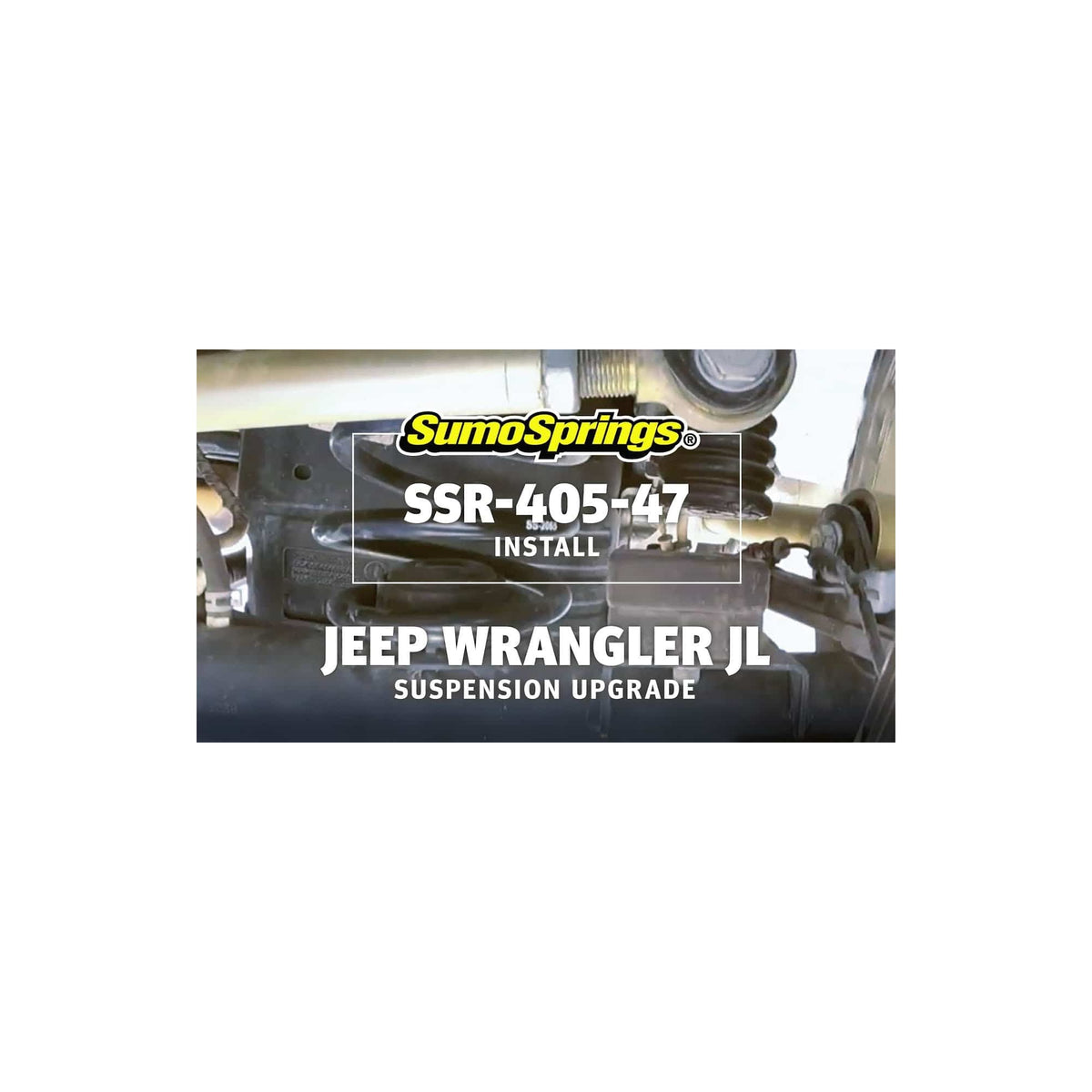SuperSprings International Rear SumoSprings - 340kg - Black suits Jeep Wrangler (2007-2026)