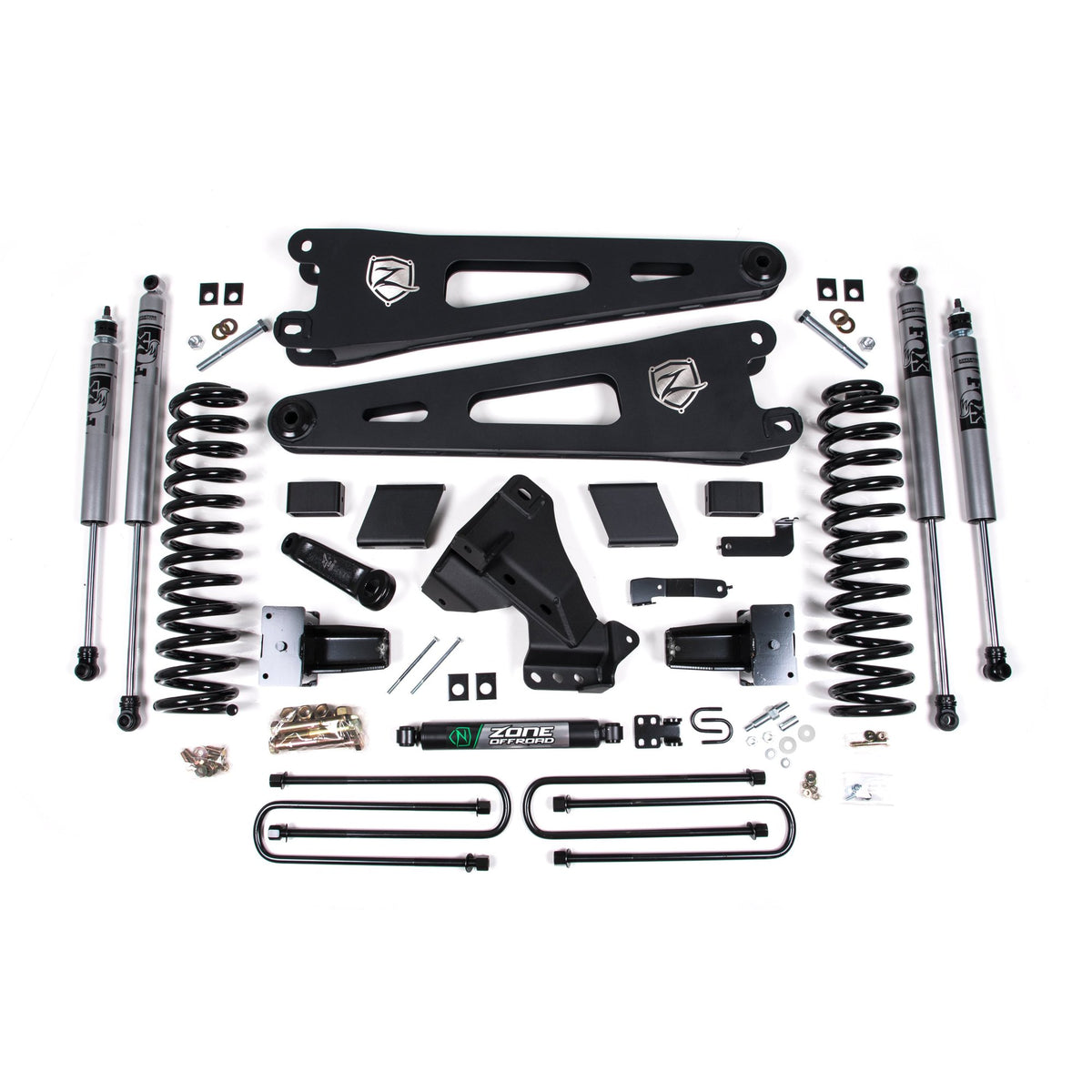 Zone Offroad 5" Lift Kit with FOX 2.0" Shocks suits Ford F-250 Super Duty/F-350 Super Duty (2020-2022)