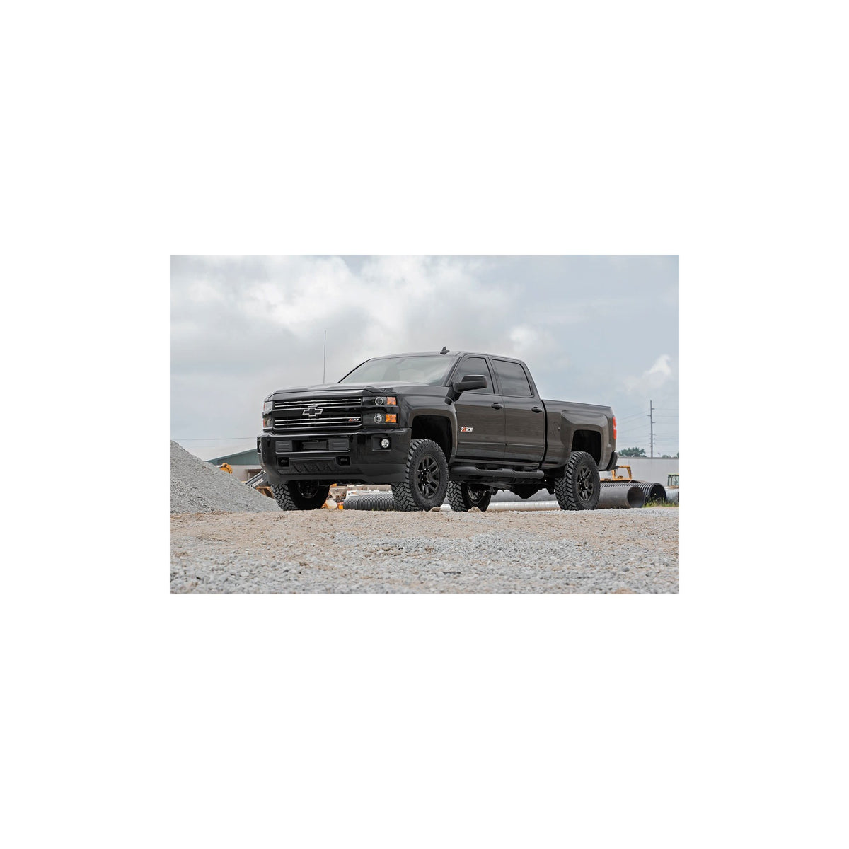 Rough Country 3.5" Lift with Vertex Remote Reservoir Shock suits Chevrolet Silverado 2500 (2011-2019)