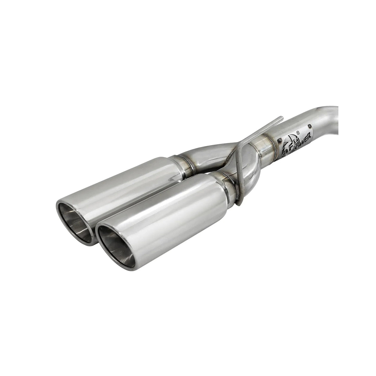 aFe POWER Vulcan Series 4inch to Dual 3inch 304 Stainless Steel Cat-Back Exhaust System, Polished tip suits Chevrolet