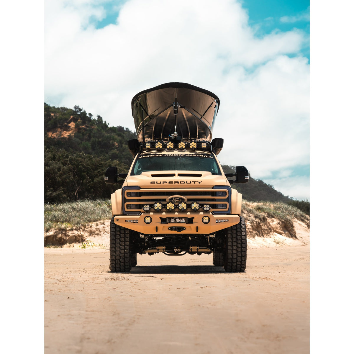 Outback Kitters Pre Runner Bull Bar, Raw suits Ford F-450 Super Duty (1999-2026)