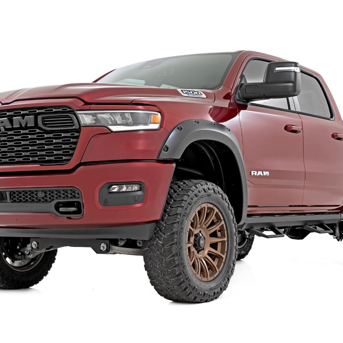 Rough Country 1" Smooth Fender Flares suits RAM 1500 DT (2025-2026)