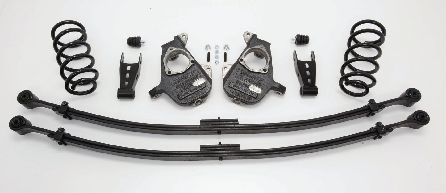 McGaughy's 2007-13 Quad Silverado 3/5" Deluxe (Spindles, Coil Springs, Leaf Springs, Shackles, & Bump Stops) - 34002