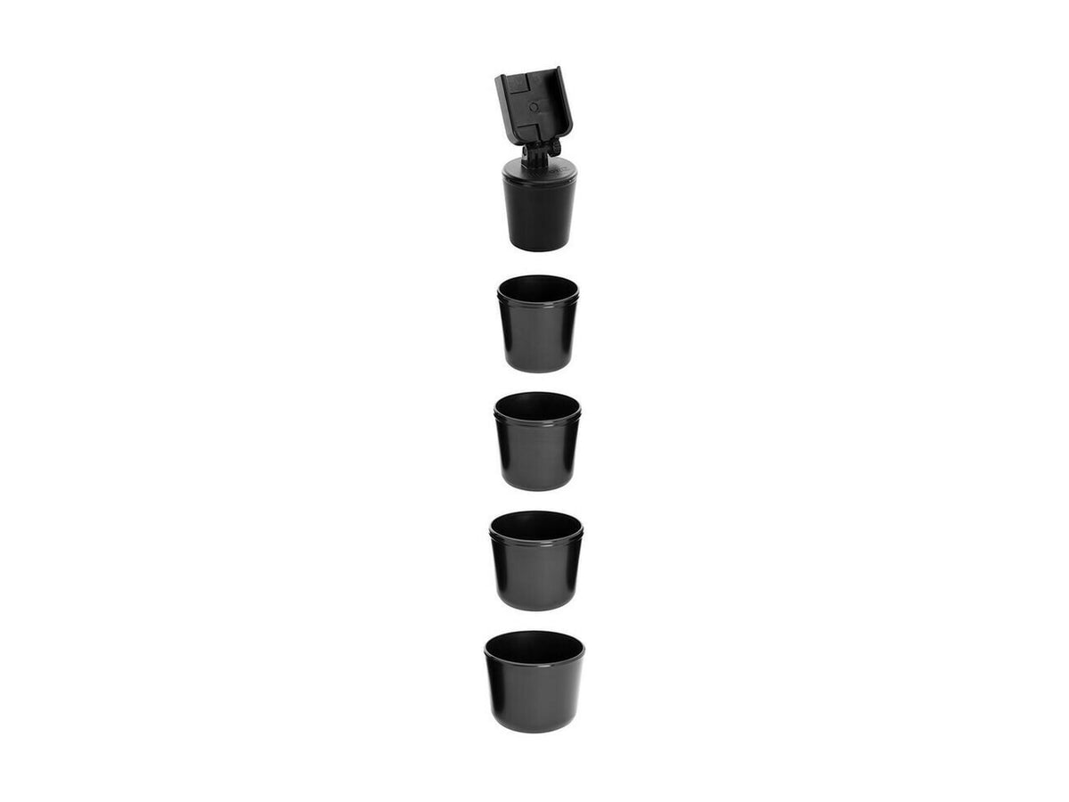 WeatherTech CupFone Car Phone Holder Mobile Mount | Black Billet Knobs