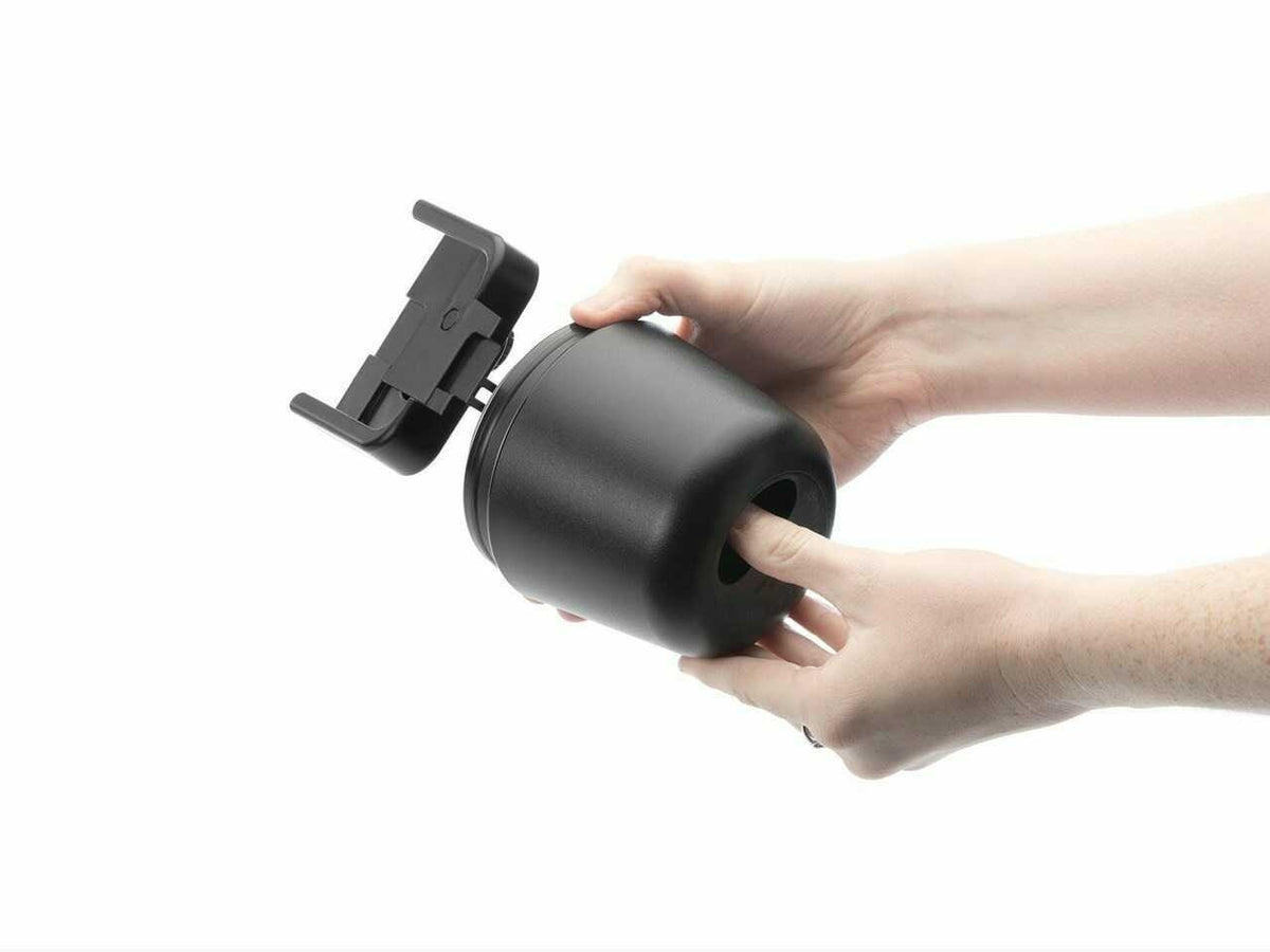 WeatherTech CupFone Car Phone Holder Mobile Mount | Black Billet Knobs
