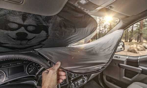 Husky Liners Universal Small SunShade 28" Tall x  31" Wide | Car Windscreen Cover Protector