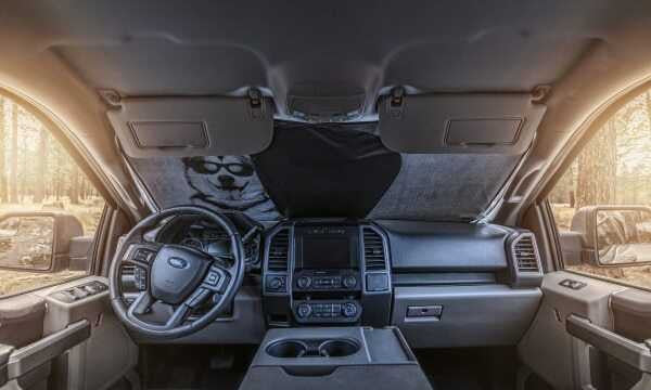Husky Liners Universal Small SunShade 28" Tall x  31" Wide | Car Windscreen Cover Protector