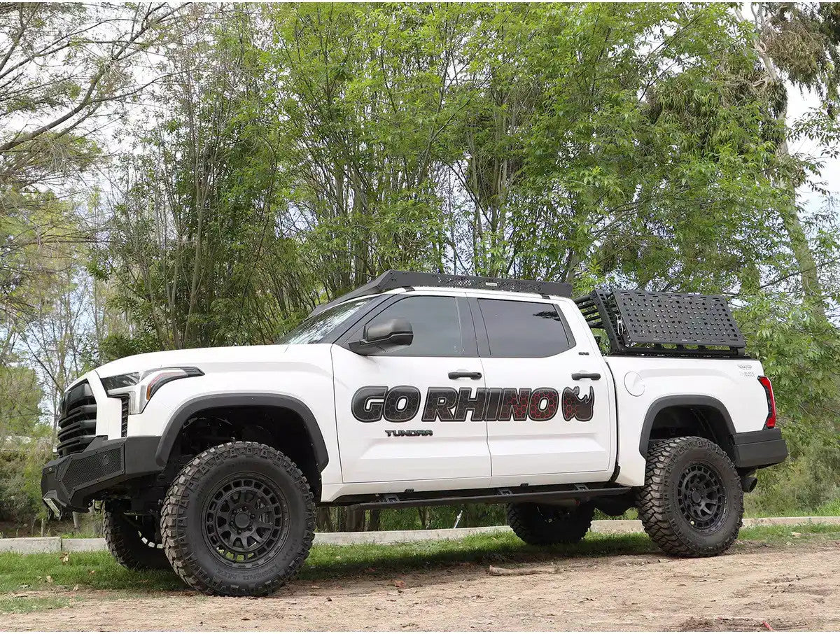 Go Rhino E1 Electric Running Board | Fits Ford F-150 (2024 +) | Textured Black