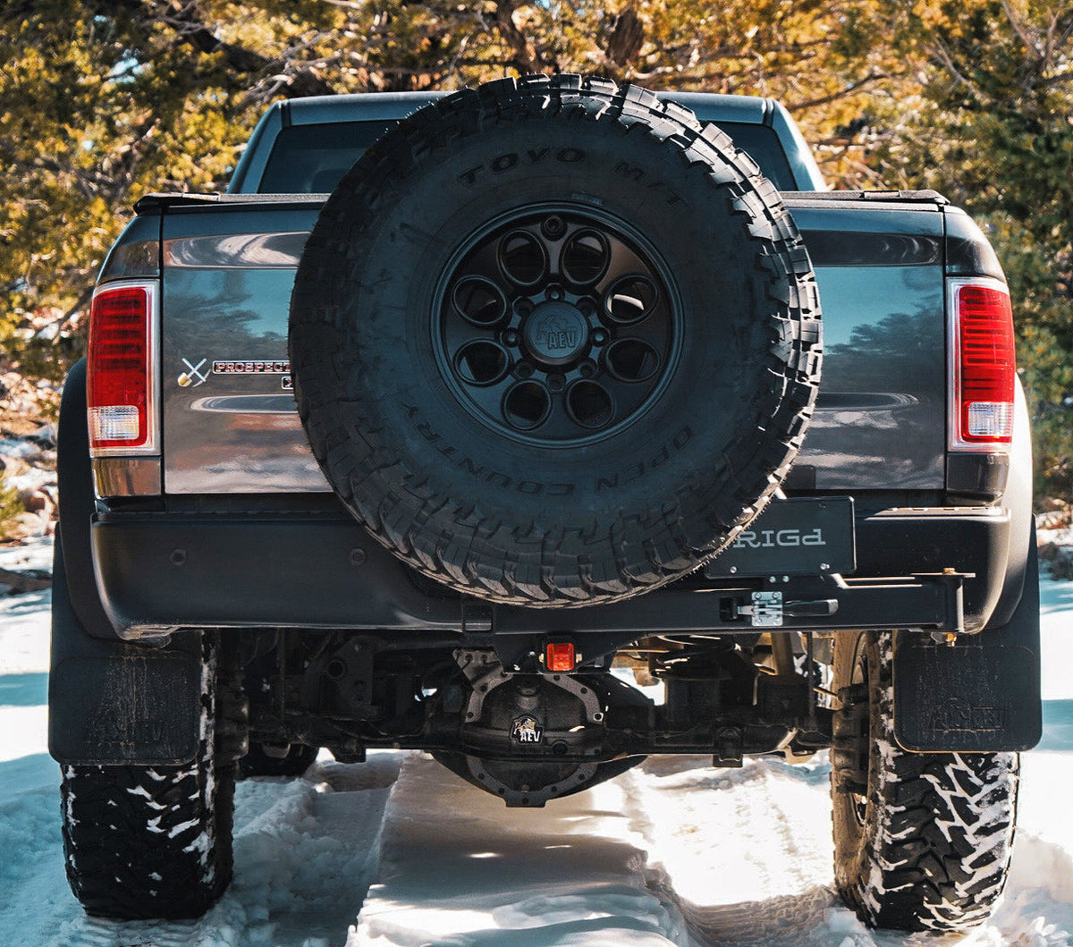 RIGD SUPPLY UltraSwing® Mega-Fit Spare Tire Hitch Mount 2"