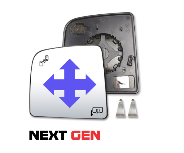 Clearview Next Gen mirror Upper Convex Mirror Kit – component illustration