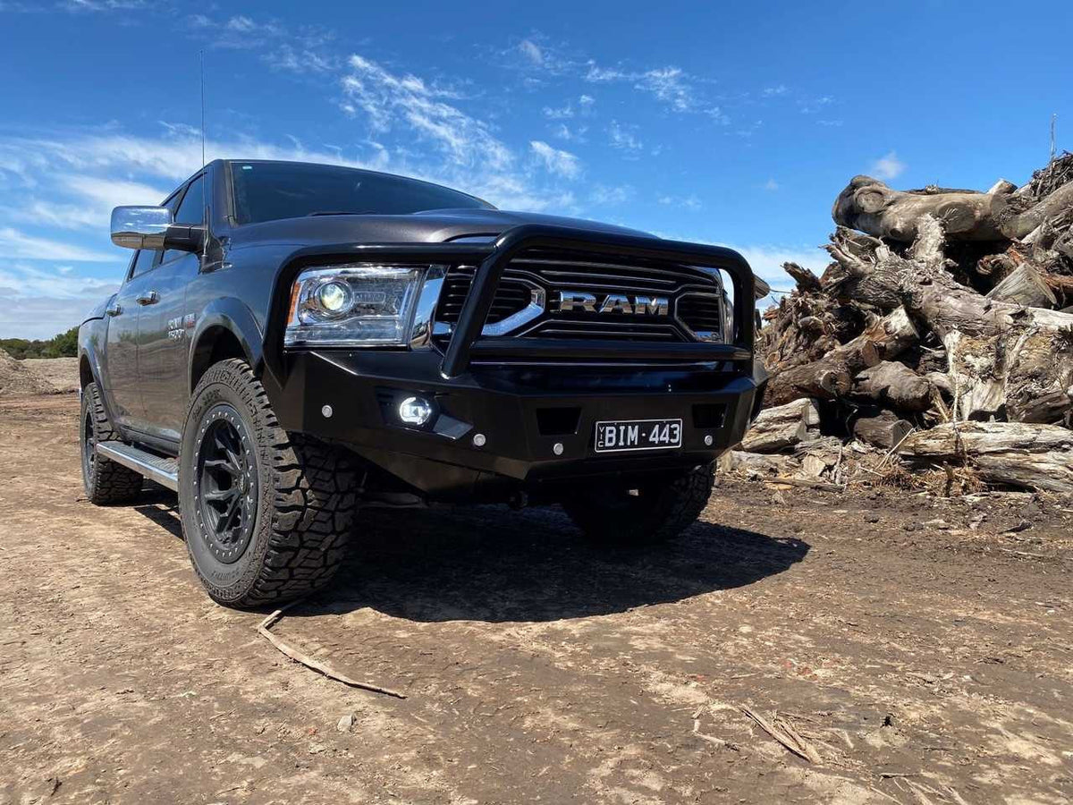 Upfitter Heavy Duty Triple Loop BullBar | For RAM 1500 DS | Winch Compatible