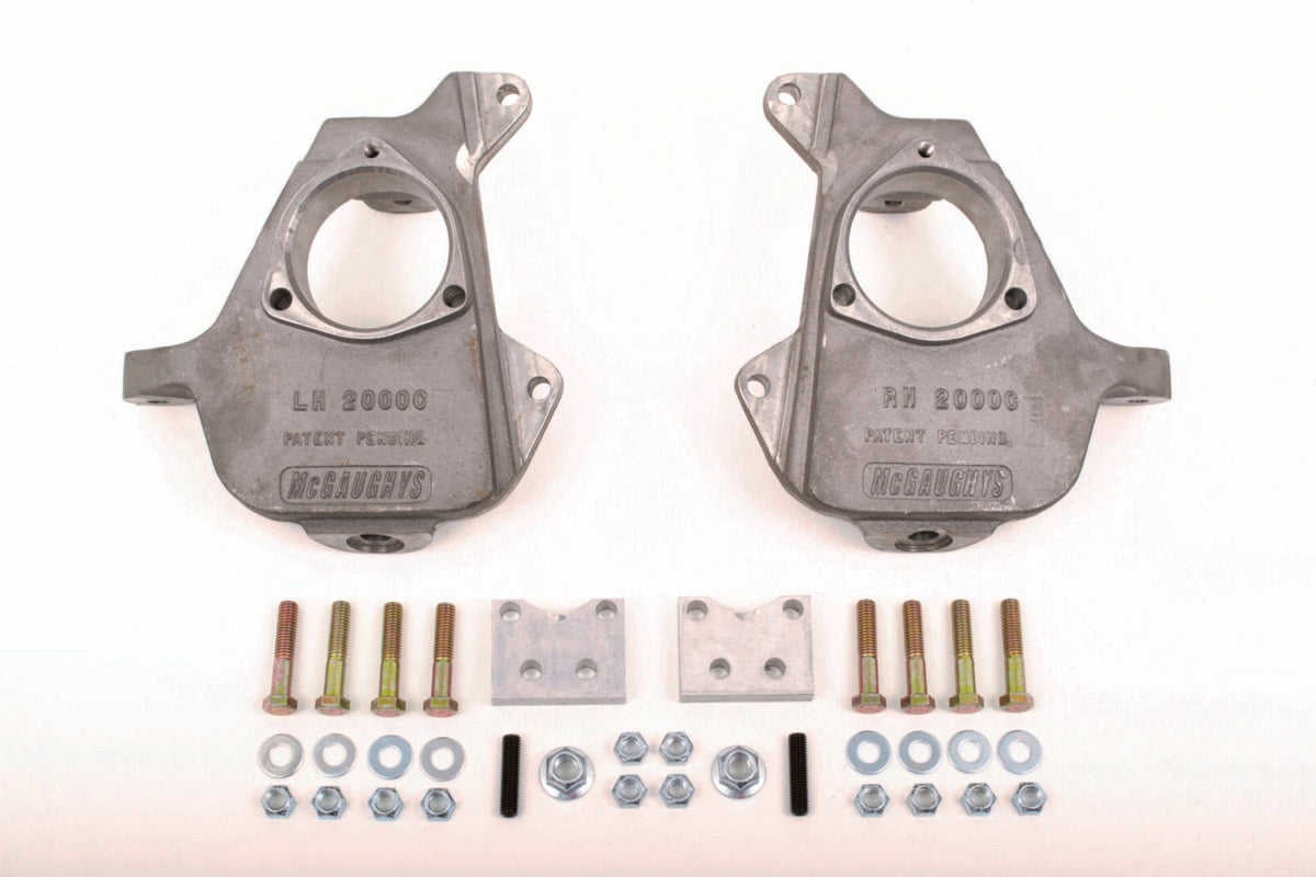 McGaughy's 2 Inch Drop Spindles 1999-2006 Silverado/Sierra 1500 2WD with C-Style Spindles - 33002