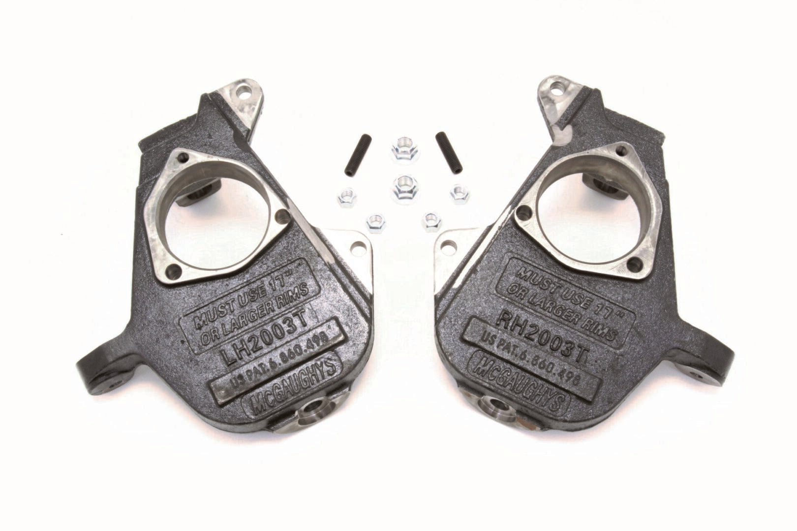 McGaughy's 2 Inch Drop Spindles 1999-2006 Silverado/Sierra 1500 2WD/4WD with T-Style Spindles - 33004