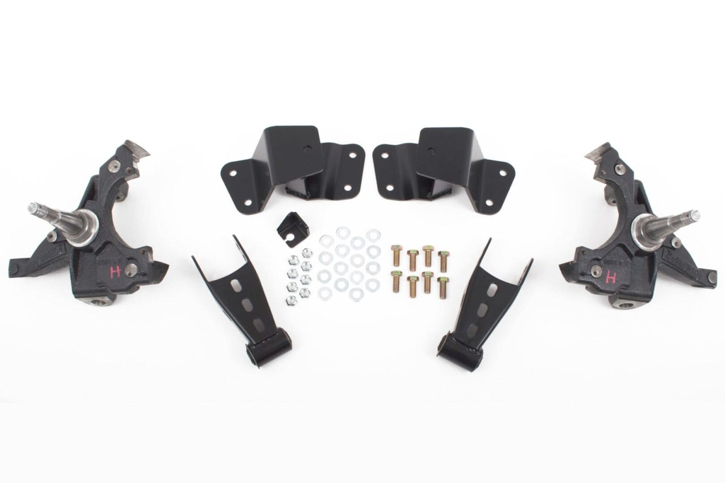 McGaughy's 2/4 Inch Spindle Lowering Kit 1988-1998 C1500/Sierra 1500 2WD Heavy Duty - 33134