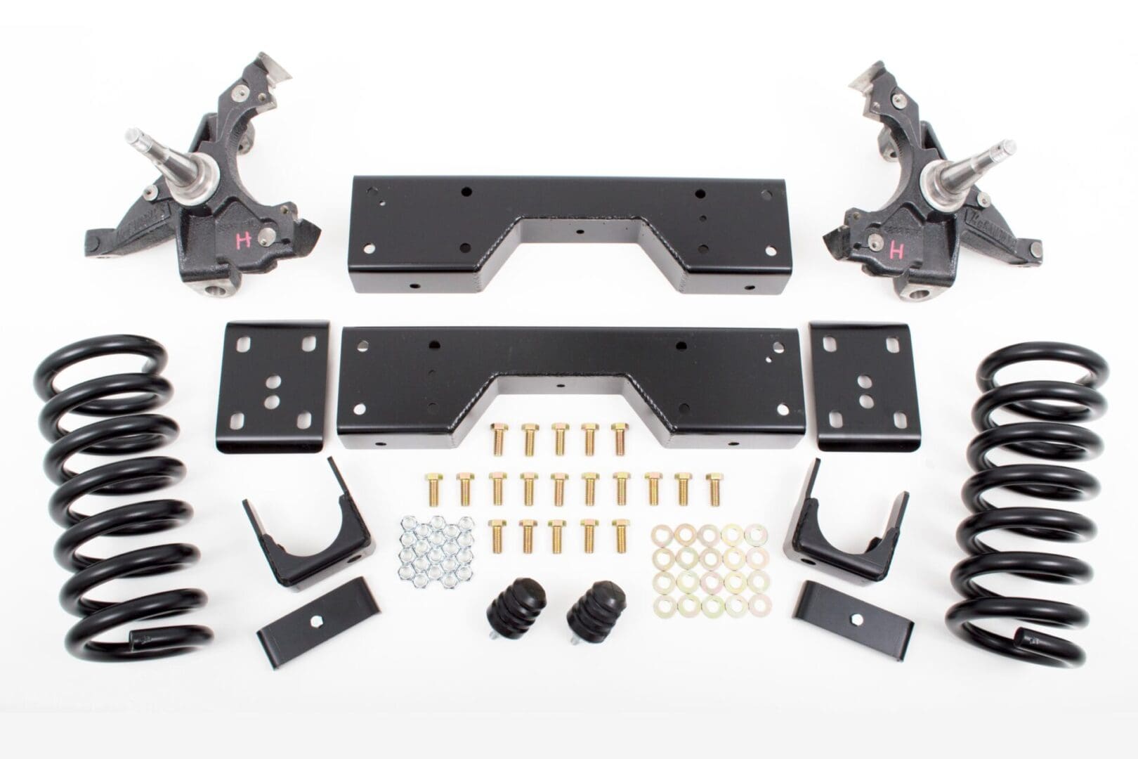 McGaughy's 4/6 Inch Spindle Lowering Kit 1988-1998 C1500/Sierra 1500 2WD Light Duty - 33138