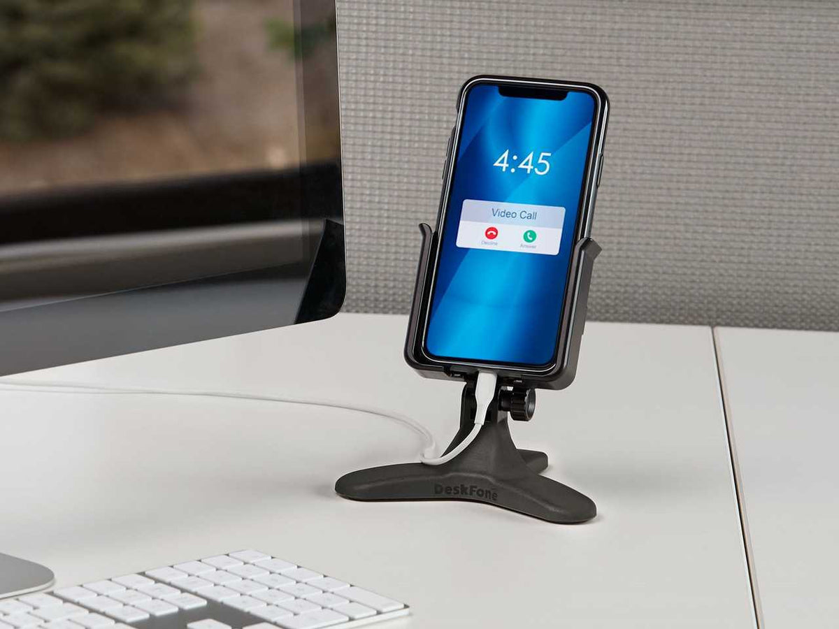 WeatherTech DeskFone XL | Use your XL phone with a thick case hands-free