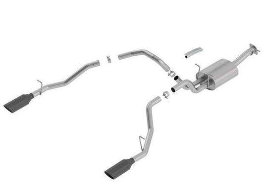 Borla S-Type Cat-Back Exhaust System w/Black Tips | Fits RAM 1500 DT (2019-2024) - Excludes Hurricane Engine Models