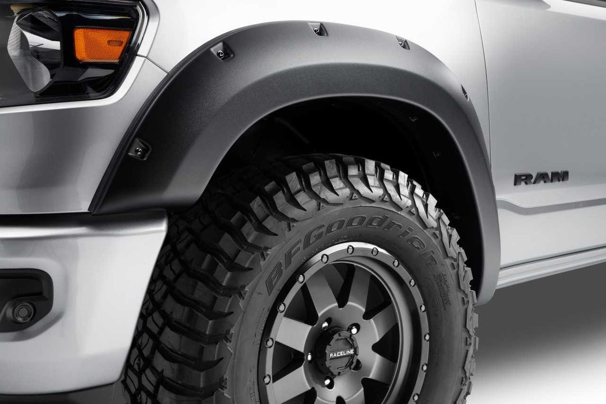 Bushwacker Forge Fender Flares Fits RAM 1500 DT Crew Cab (2021+) - Front & Rear (4PC)