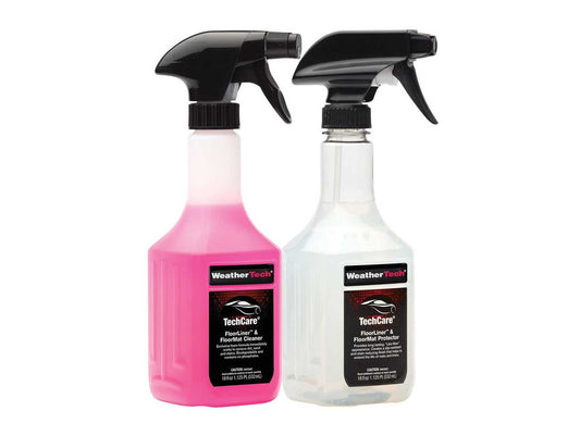 WeatherTech TechCare FloorLiner & FloorMat Cleaner/Protector Kit (2x 18oz Bottles)