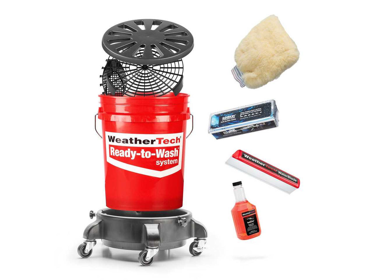 WeatherTech Ready-to-Wash "Just Add Water" Complete Set | Car Detailing Cleaning Washing Kit