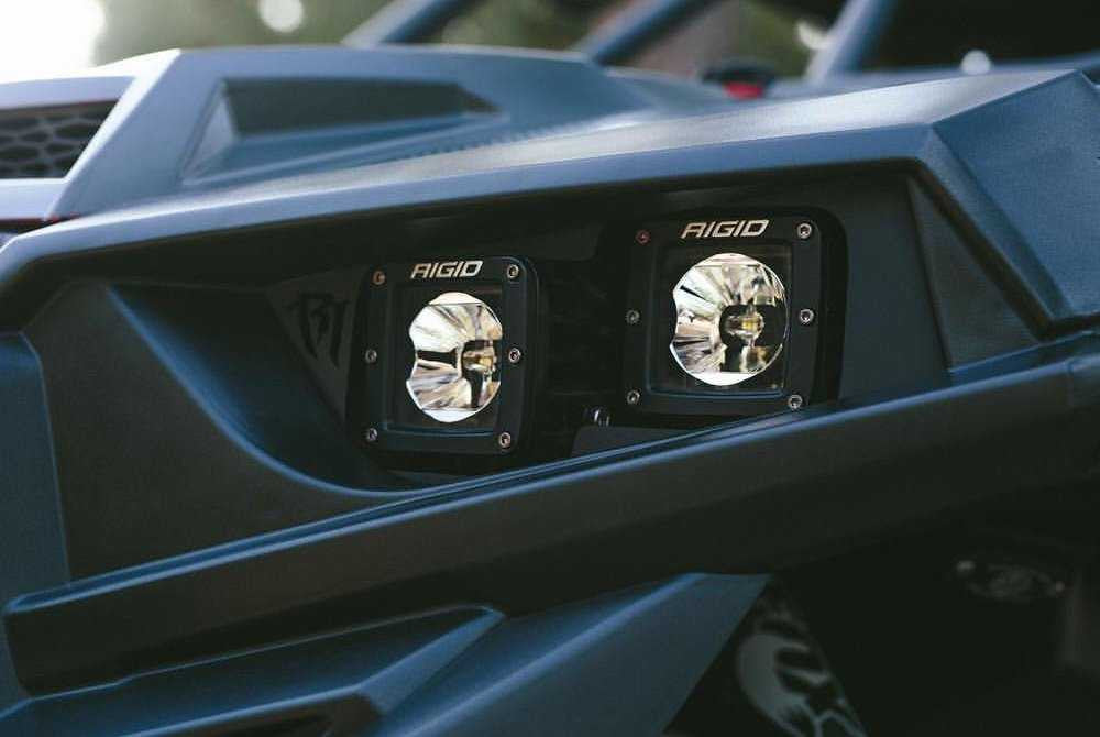 Rigid Industries 3 Inch Radiance Series Broad Spot LED POD Lights w/White Backlight
