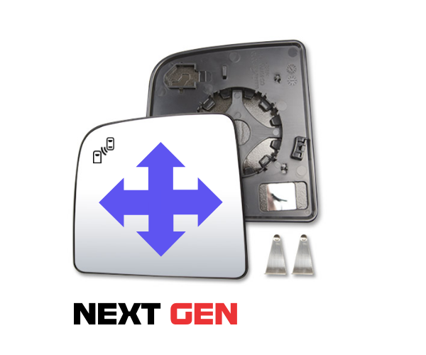 Clearview Next Gen mirror Upper Convex Mirror Kit – component illustration