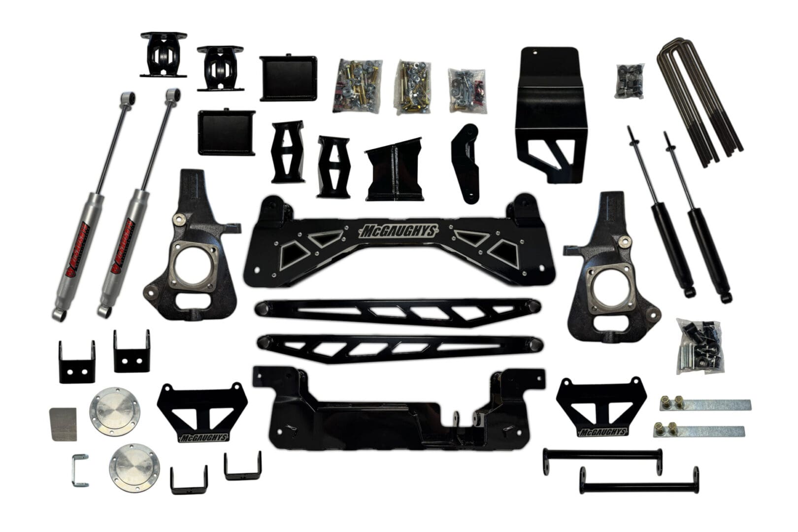 McGaughy's 7-9 Inch Premium S/S Lift Kit 2002-2010 Silverado/Sierra 2500 2WD/4WD - 52056