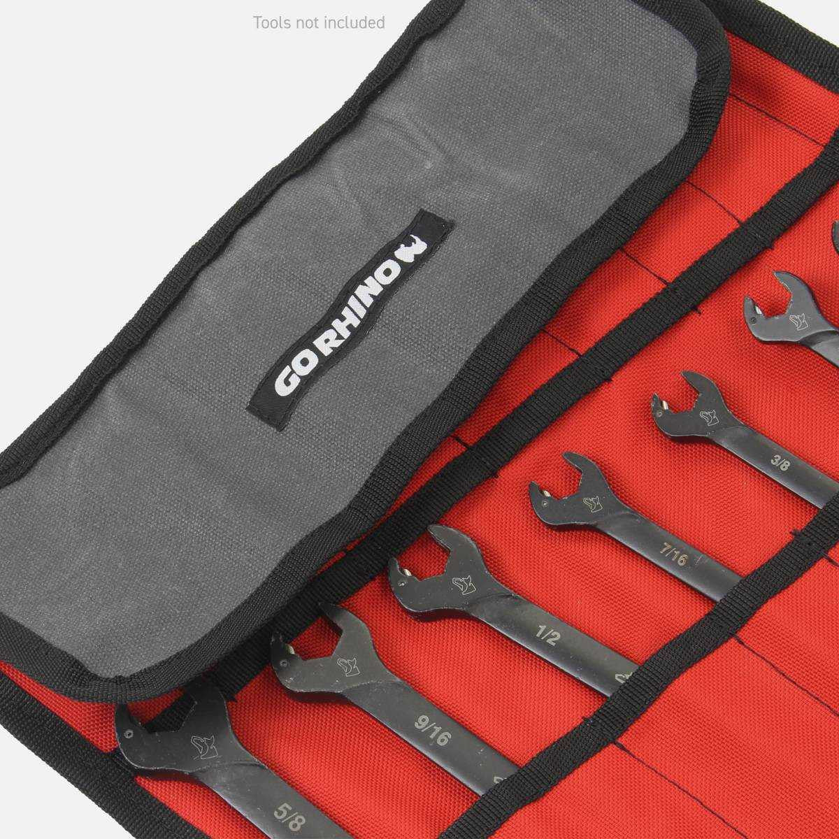 Go Rhino Xventure Gear Heavy Duty Tool Wrench Roll (Small) Storage Bag