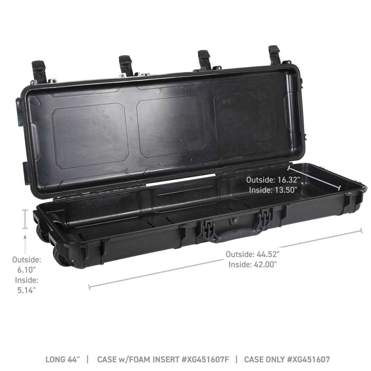 Go Rhino Xventure Hard Shell Gear Case (44" Long) | Rugged Offroad Storage Box