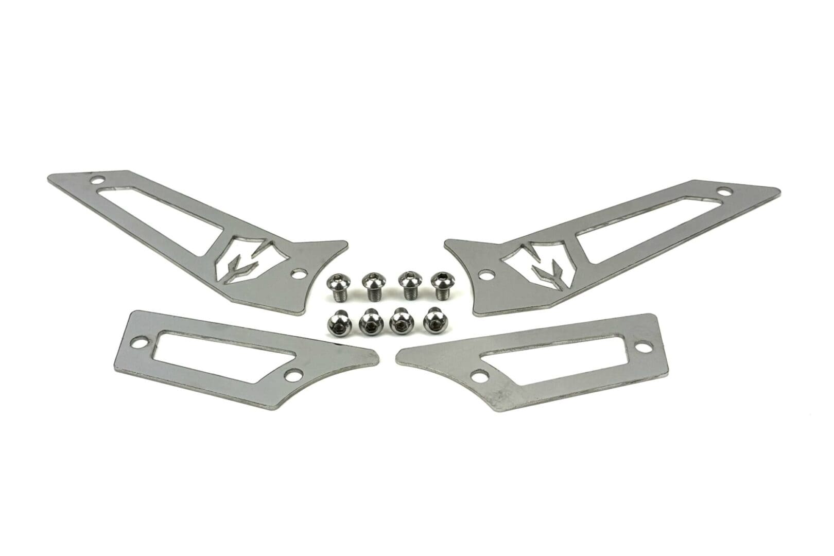 McGaughy's Replacement Stainless Steel Badges for Upper Control Arms 2007-2018 Silverado/Sierra 1500 - 50707