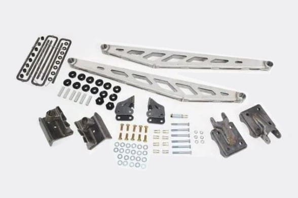 McGaughy's Traction Bar Kit 2014-2018 Silverado/Sierra 1500 Crew Cab Raw Finish - 50718