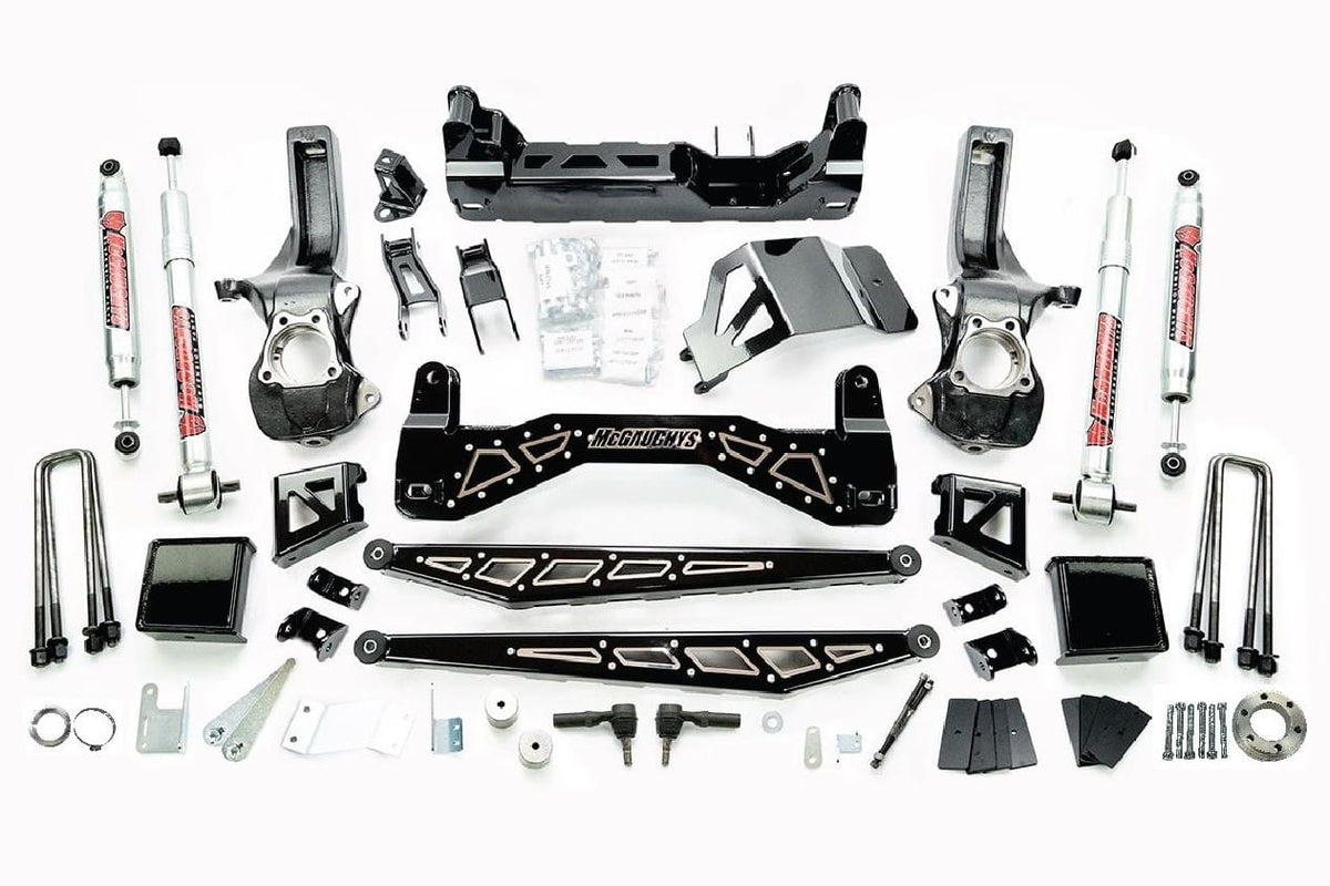 McGaughy's 7-9 Inch Premium Lift Kit 2019-2026 Silverado/Sierra 1500 4WD - 50797