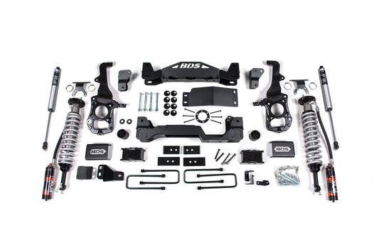 4" Lift Kit with Fox 2.5" Coilover DSC Shocks, Rear Fox 2.0