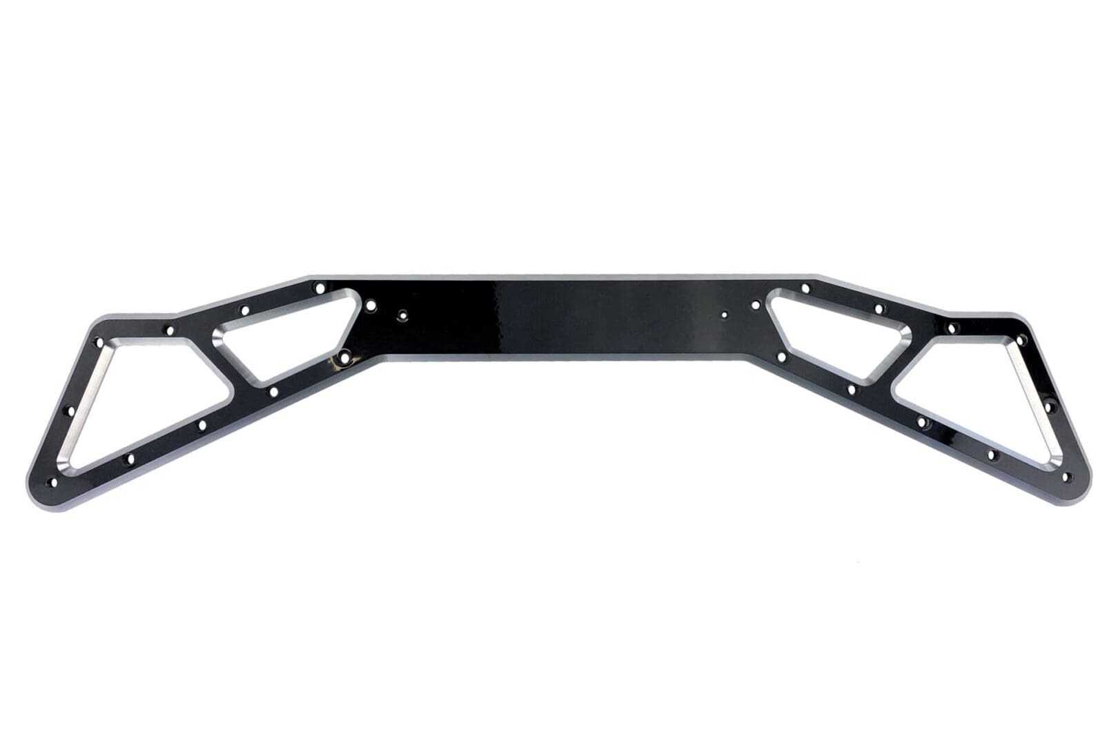 McGaughy's Billet Face Plate fits 7-9 Inch S/S Crossmember 2011-2019 Silverado/Sierra 2500/3500 Black - 51021