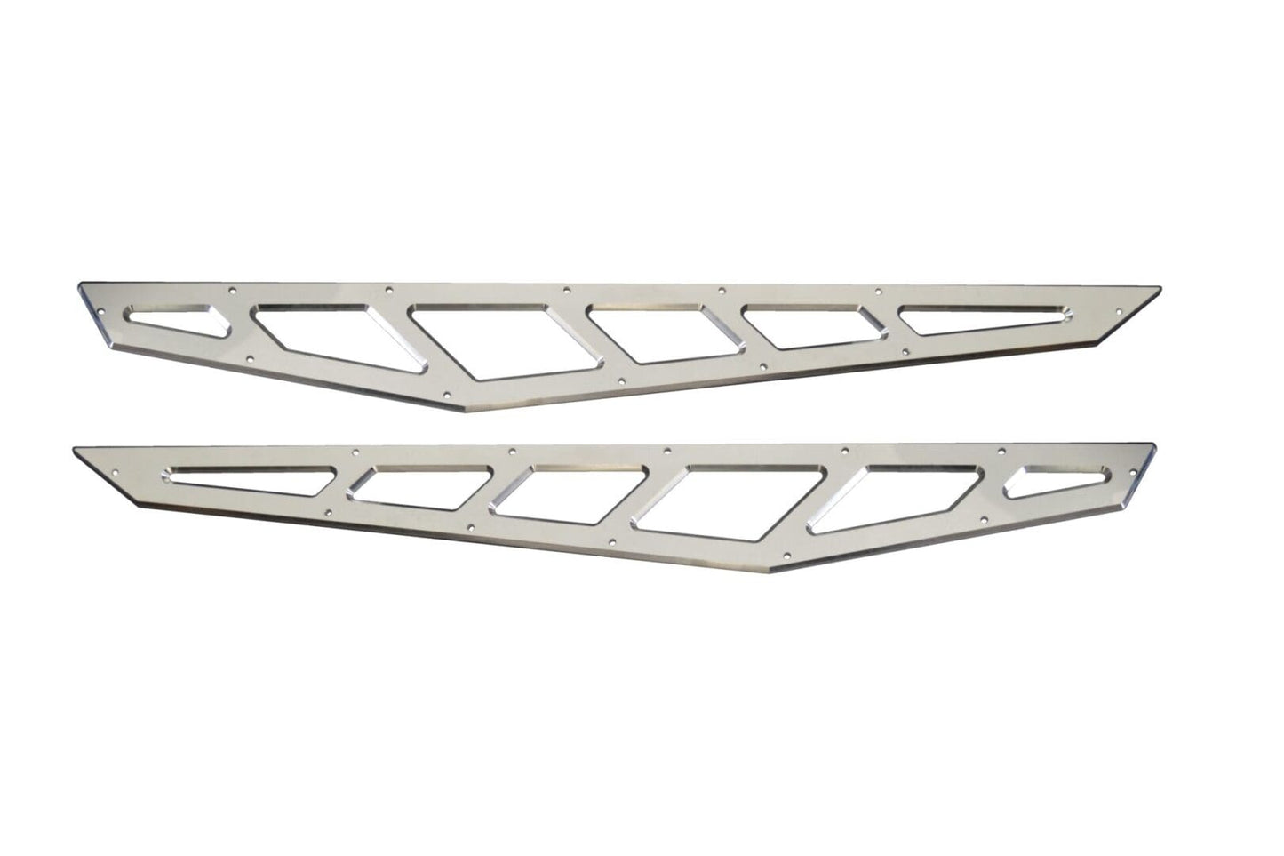 McGaughy's Billet Face Plates for Traction Bars 2019-2026 Silverado/Sierra 1500 Raw Finish - 51305