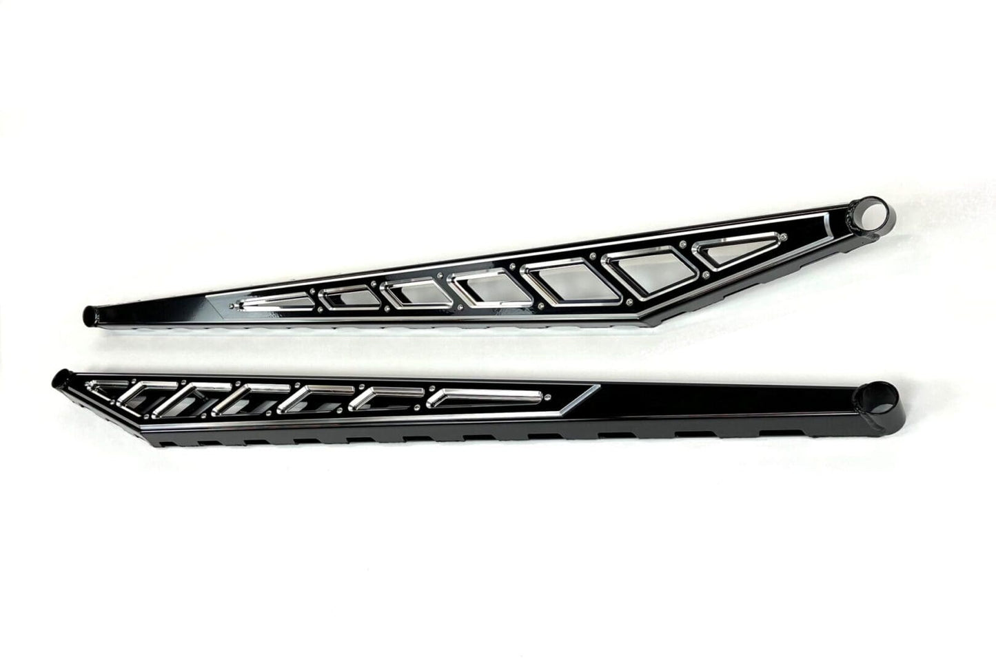 McGaughy's Billet Face Plates fits Traction Bars 2019-2026 Silverado/Sierra 1500 Black - 51307