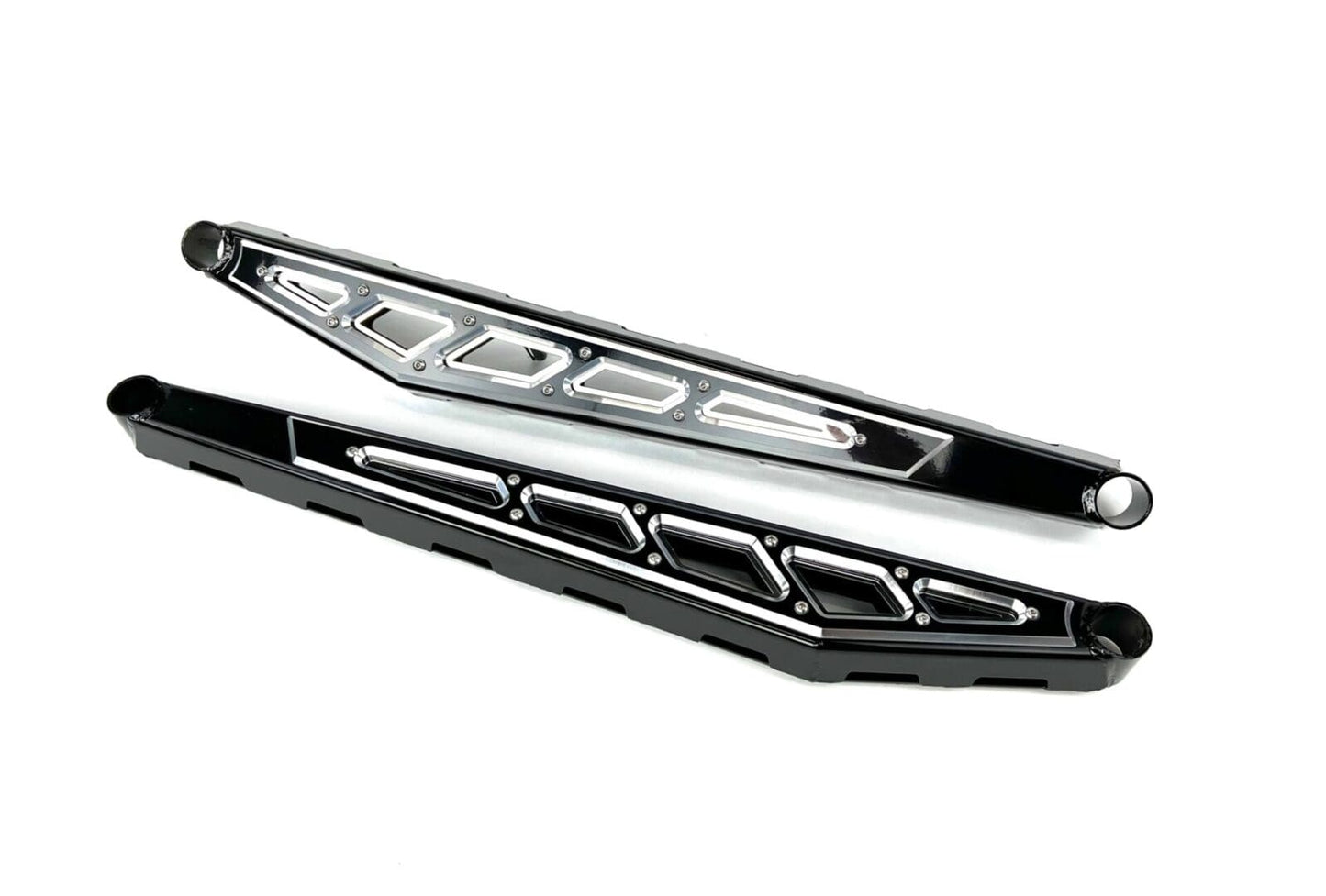 McGaughy's Billet Face Plates fits Compression Struts 2020-2026 Silverado/Sierra 2500/3500 Black - 51441