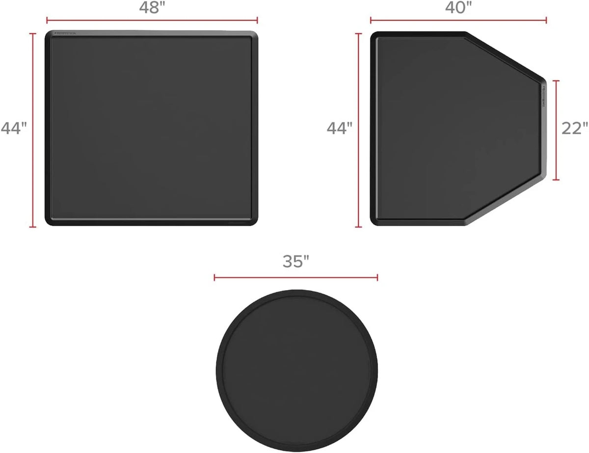 WeatherTech All-Purpose Mat - Multi-Use Mat for Everyday Living 40" x 44" Angled