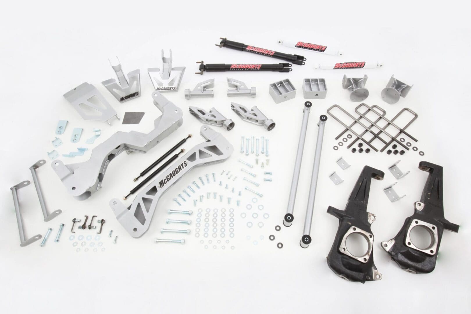 McGaughy's 7-9 Inch Premium Lift Kit 2011-2019 Silverado/Sierra 2500 2WD Diesel - 52300