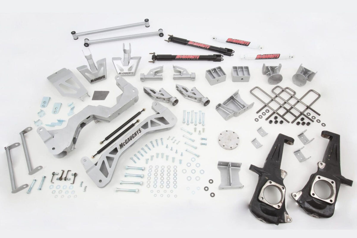 McGaughy's 7-9 Inch Premium Lift Kit 2011-2019 Silverado/Sierra 2500 4WD Gas - 52353