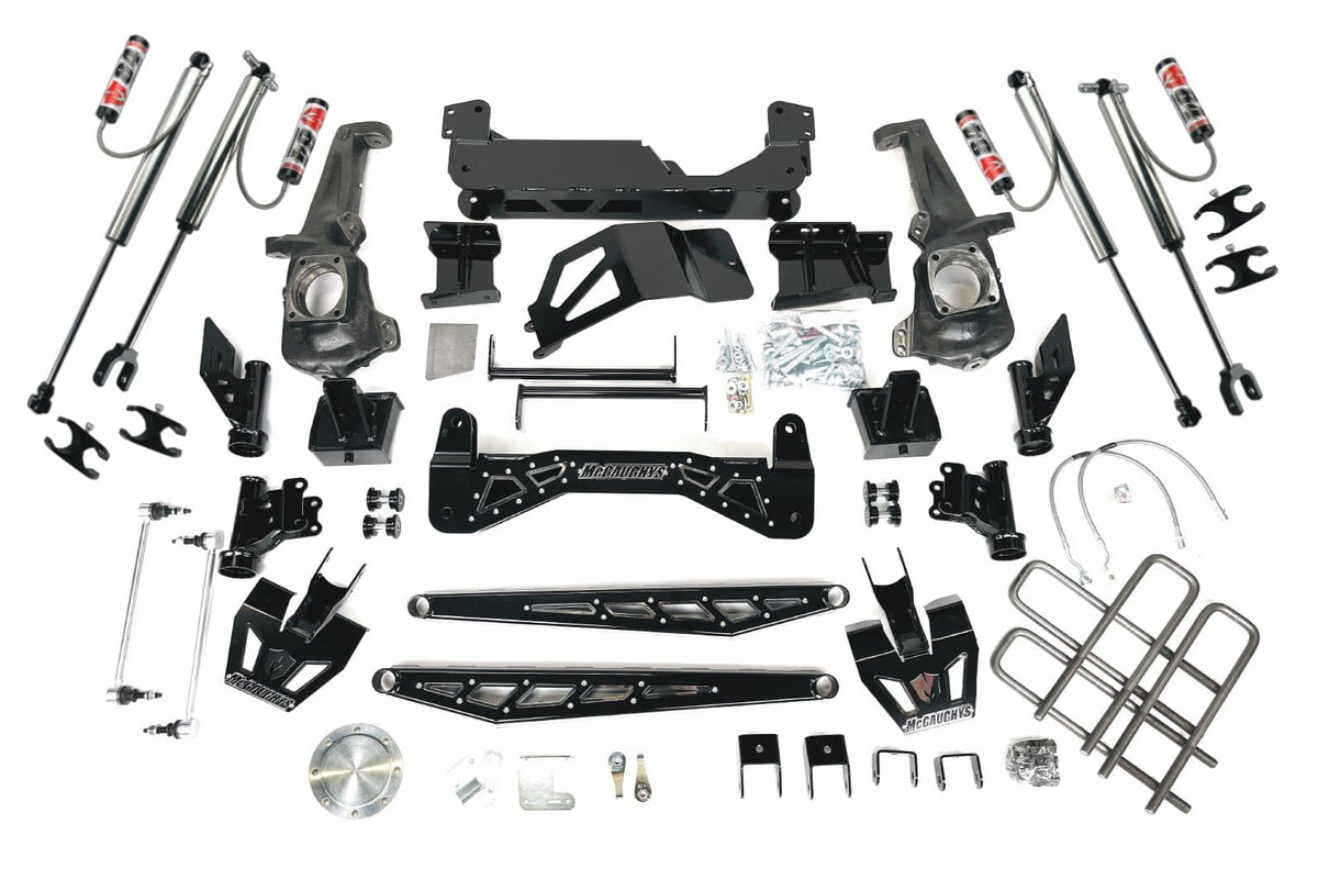 McGaughy's 7-9 Inch Premium Lift Kit with M84 RR Shocks 2011-2019 Silverado/Sierra 2500 2WD/4WD Gas/Diesel - 52376