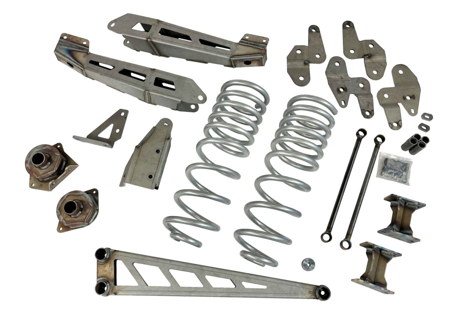 McGaughy's 10 Inch Premium Lift Kit with Radius Arms 2019-2024 Dodge Ram 2500 4WD Raw Finish - 54418