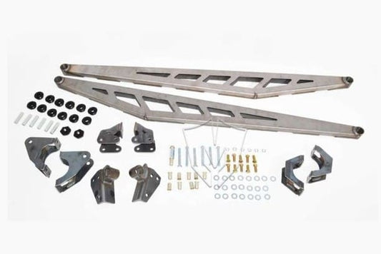 McGaughy's Traction Bar Kit 2005-2016 Ford F-250 4WD Short Bed Raw Finish - 57218