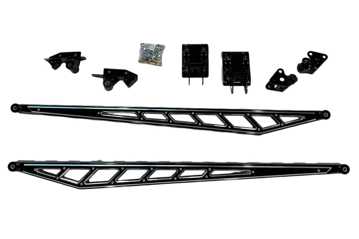 McGaughy's Premium S/S Traction Bar Kit 2023-2026 Ford F-350 4WD Crew Cab Long Bed - 57254
