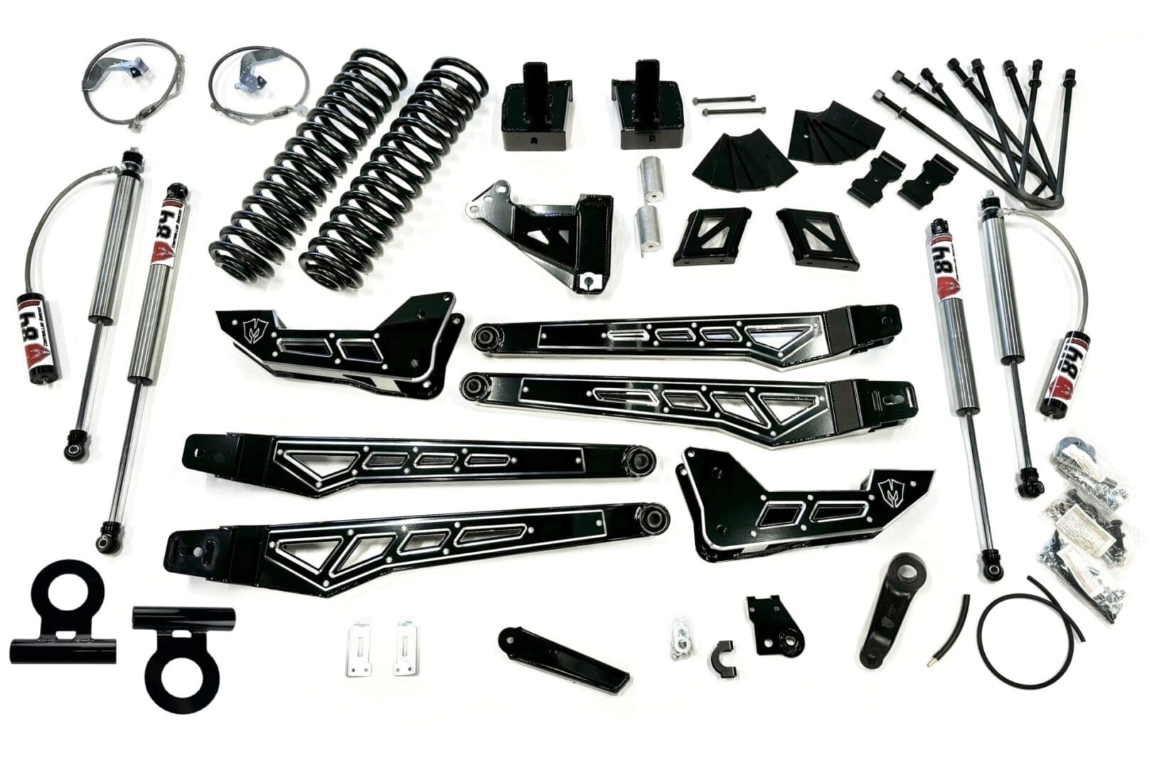 McGaughy's 8 Inch Premium S/S Black Lift Kit 2023-2026 Ford F250 4WD - 57408