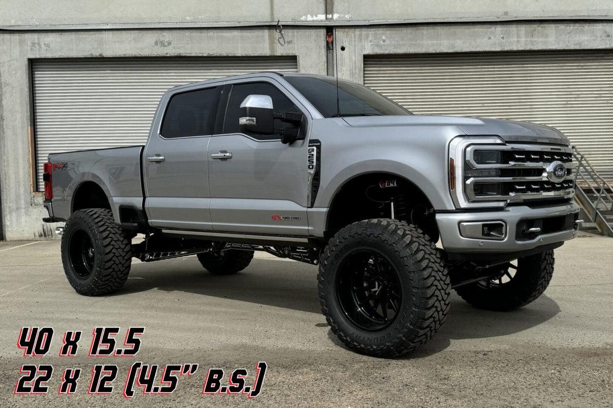McGaughy's 8 Inch Premium S/S Black Lift Kit 2023-2024 Ford F350 4WD - 57418