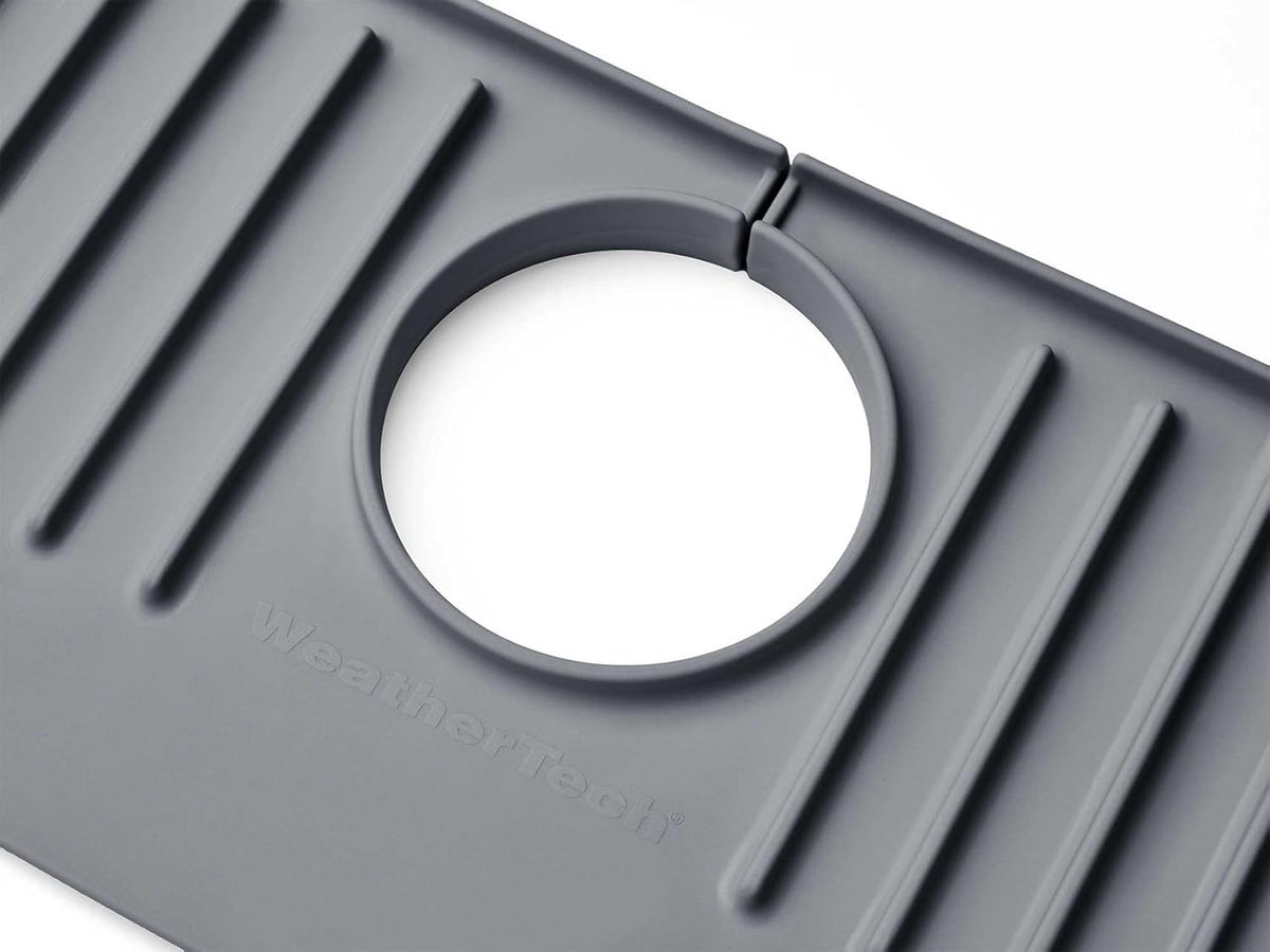 WeatherTech Faucet Mat - Protect Your Kitchen & Bathroom Countertops - Dark Grey/Slate